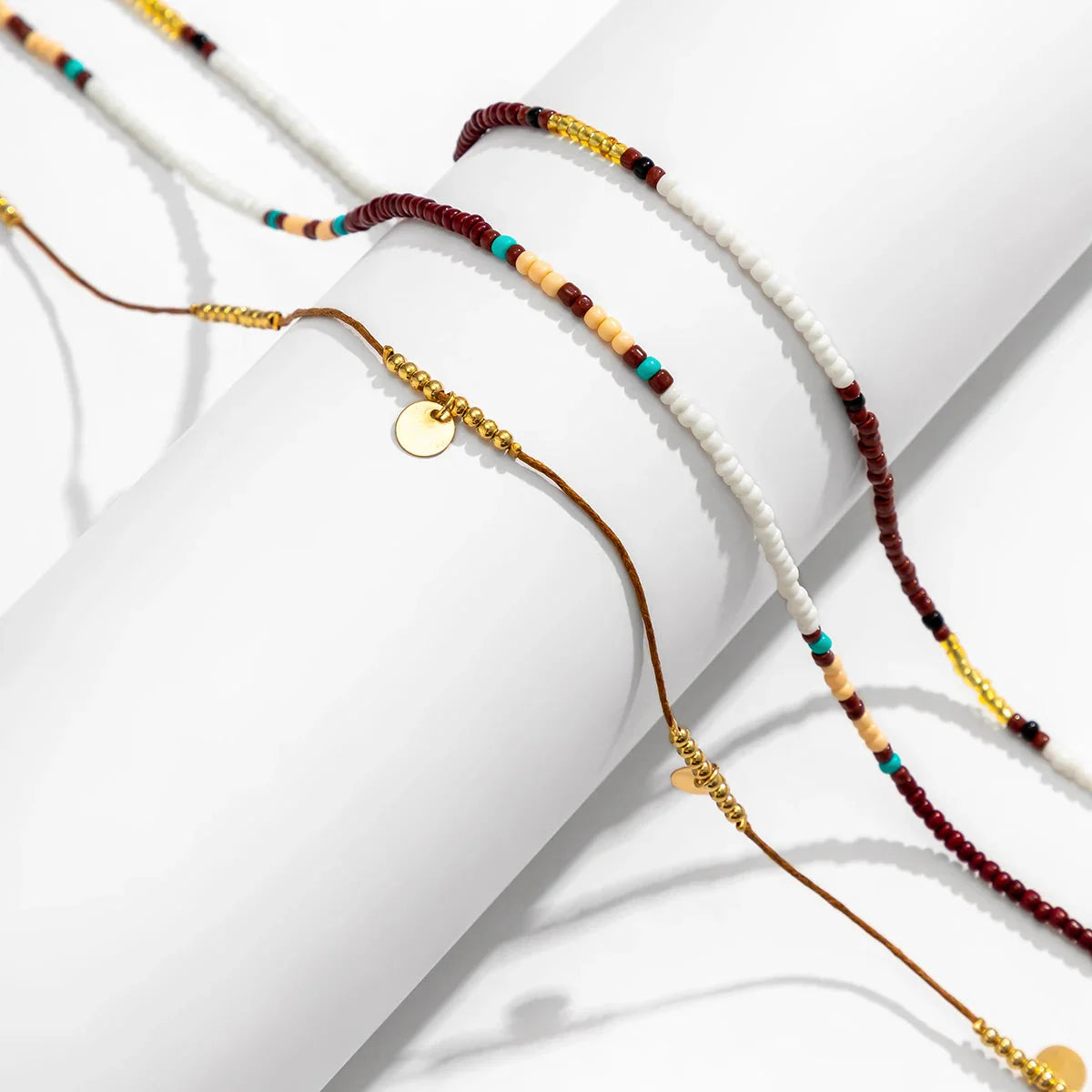 Salircon Bohemian Colored Seed Beads Beaded Waist Chain Vintage Multi Layered Belly Chain Charming Sexy Summer Body Jewelry