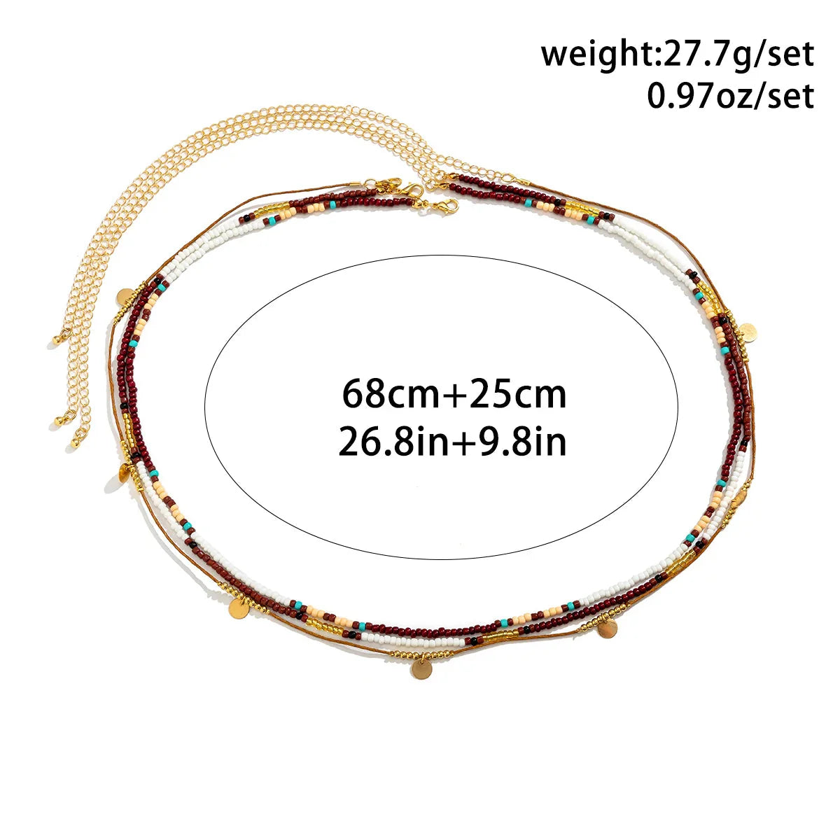 Salircon Bohemian Colored Seed Beads Beaded Waist Chain Vintage Multi Layered Belly Chain Charming Sexy Summer Body Jewelry